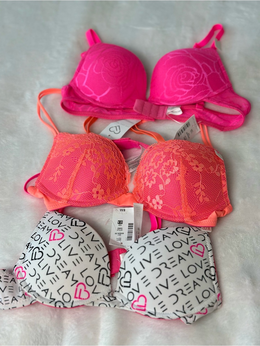 Aeropostale Perfect Push Up Bra Bundle Size 32A